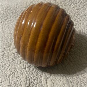 Wooden Swirl Decorative Sphere